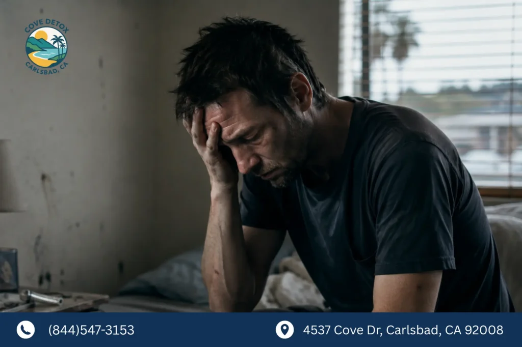 Meth addiction causing sleeping disorders, depression and anxiety | Cove Detox
